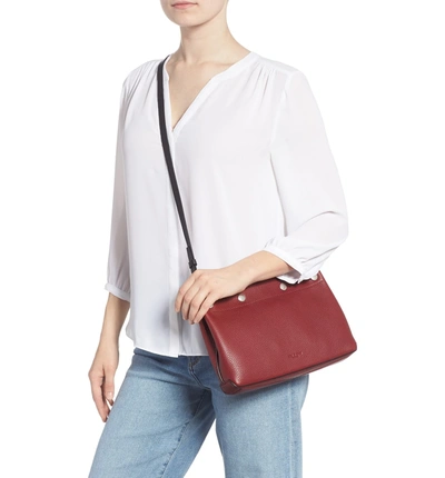 Rag & Bone Compass Leather Crossbody Bag - Red In Biking Red