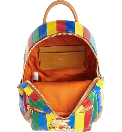 Shop Mcm X-mini Leather Backpack In Multi