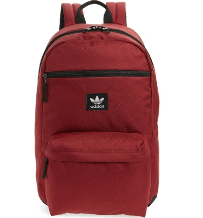 Shop Adidas Originals Adidas Original National Backpack In Noble Maroon/ Black