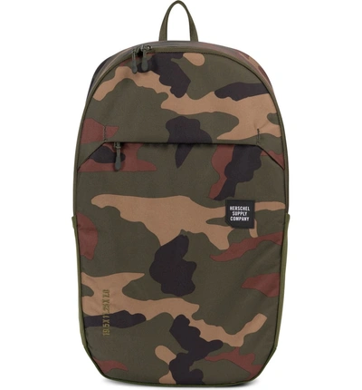 Shop Herschel Supply Co Mammoth Trail Backpack - Green In Woodland Camo