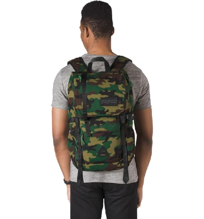 Shop Jansport Hatchet Special Edition Backpack - Green In Canvas Surplus Camo