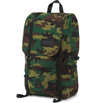 Shop Jansport Hatchet Special Edition Backpack - Green In Canvas Surplus Camo