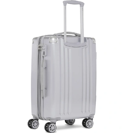 Shop Calpak Ambeur 22-inch Rolling Spinner Carry-on In Silver