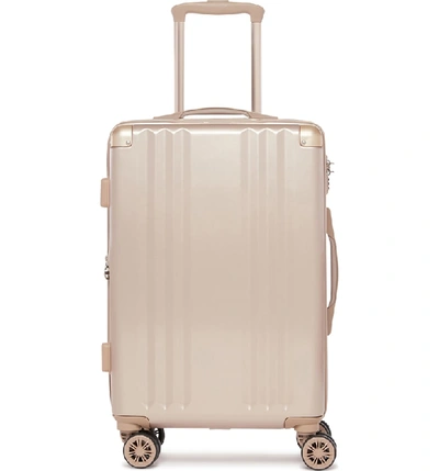 Shop Calpak Ambeur 22-inch Rolling Spinner Carry-on In Gold