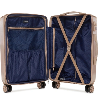 Calpak Ambeur 22-inch Rolling Spinner Carry-on In Gold