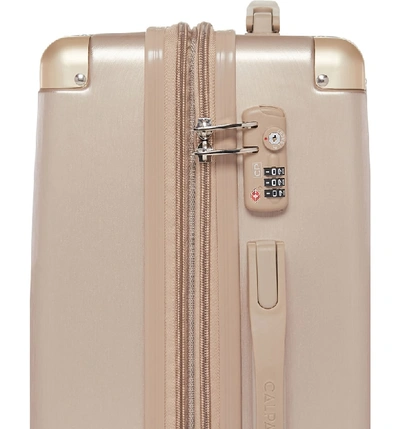 Calpak Ambeur 22-inch Rolling Spinner Carry-on In Gold