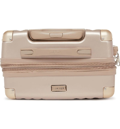 Shop Calpak Ambeur 22-inch Rolling Spinner Carry-on In Gold