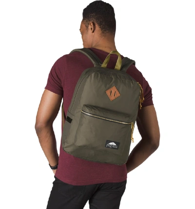 Shop Jansport Standard Issue Super Fx Backpack - Green In Alpha Green