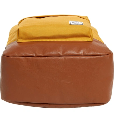 Shop Herschel Supply Co Heritage Backpack - Yellow In Arrow Wood