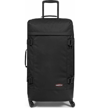 Shop Eastpak Large Trans 30-inch Nylon Spinner Suitcase - Black