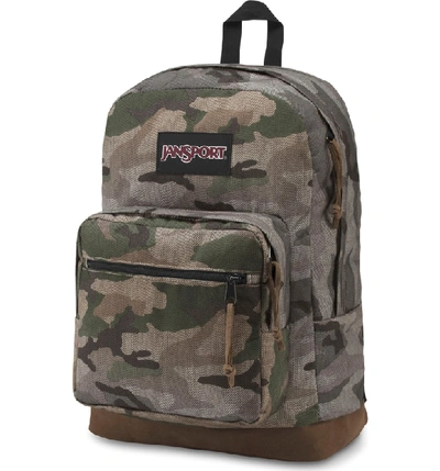 Shop Jansport Right Pack Expressions Backpack - Green In Camo Ombre
