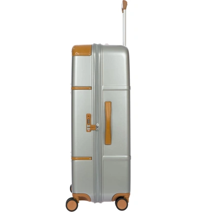 Shop Bric's Bellagio 2.0 32-inch Rolling Spinner Suitcase - Metallic In Silver