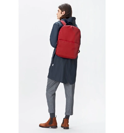 Shop Rains Field Backpack - Red In Scarlet