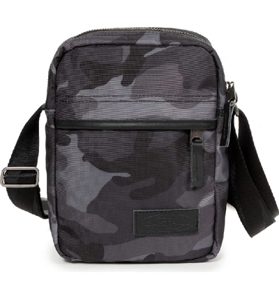 Shop Eastpak The One Constructed Nylon Crossbody Bag - Black In Constructed Camo