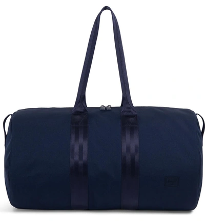Shop Herschel Supply Co Hayward Duffel Bag - Blue In Pea Coat
