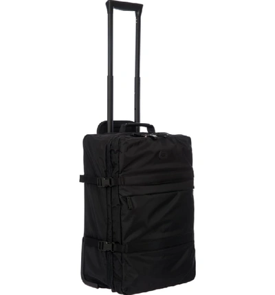Shop Bric's Montagna 21-inch Wheeled Carry-on In Black/ Black