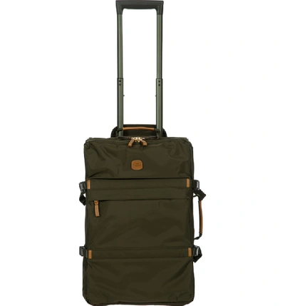 Shop Bric's Montagna 21-inch Wheeled Carry-on In Olive