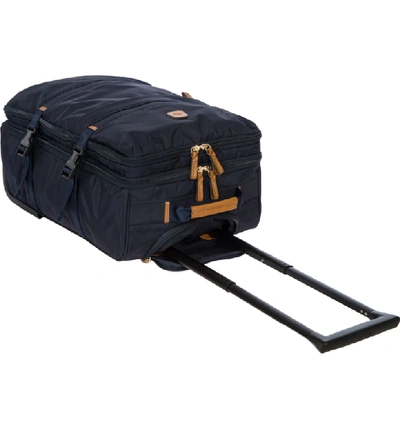 Shop Bric's Montagna 21-inch Wheeled Carry-on In Navy