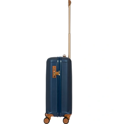 Shop Bric's Capri 21-inch Wheeled Carry-on - Blue In Matte Blue