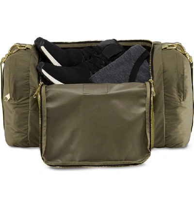 Shop Jansport Standard Issue Hipster Duffel Bag In Alpha Green
