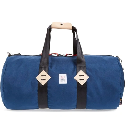 Shop Topo Designs Classic Duffle Bag - Blue In Navy