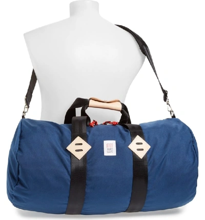 Shop Topo Designs Classic Duffle Bag - Blue In Navy