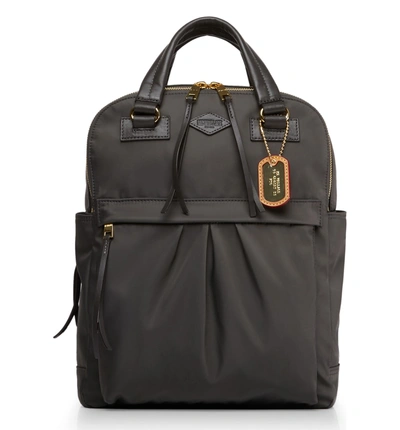 Shop Mz Wallace Jordan Backpack - Grey In Anthracite Bedford