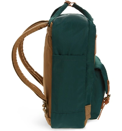 Shop Doughnut Macaroon Colorblock Backpack In Khaki/ Seaweed