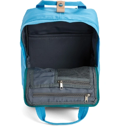 Shop Doughnut Macaroon Colorblock Backpack In Turquoise/ Sky Blue