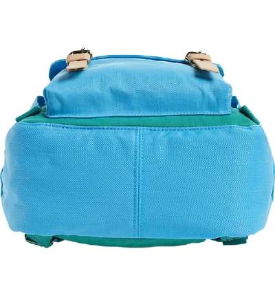 Shop Doughnut Macaroon Colorblock Backpack In Turquoise/ Sky Blue