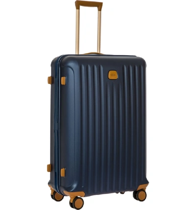 Shop Bric's Capri 30-inch Expandable Spinner Suitcase In Matte Blue