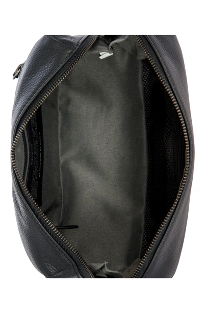 Shop Bric's Torino Leather Dopp Kit In Black
