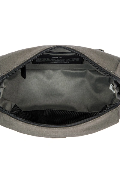 Shop Bric's Monza Dopp Kit In Grey/ Black