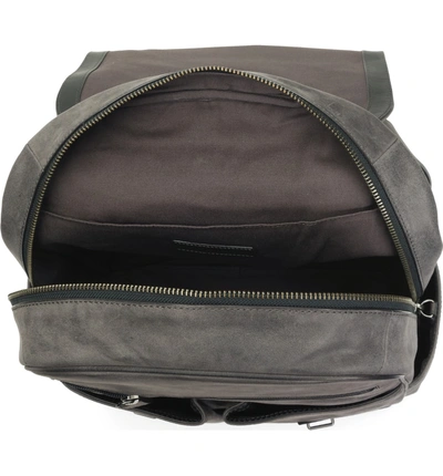Frye Men s Oliver Leather Buckle Backpack Slate ModeSens
