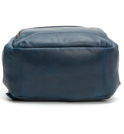 Shop Frye 'logan' Leather Backpack - Blue In Navy