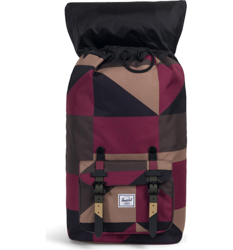 Herschel Supply Co. Little America Backpack - Red In Windsor Wine Frontier  Geo | ModeSens