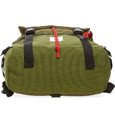 Shop Topo Designs 'rover' Backpack - Green In Olive
