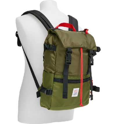 Shop Topo Designs 'rover' Backpack - Green In Olive