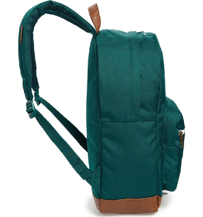 Shop Herschel Supply Co Pop Quiz Backpack - Blue/green In Deep Teal/ Tan