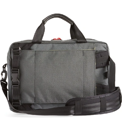 Shop Topo Designs 'commuter' Briefcase In Charcoal/black Leather