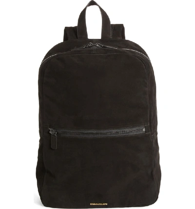 Shop Common Projects Suede Backpack - Black