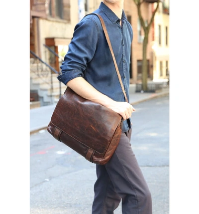 Shop Frye 'logan' Messenger Bag In Antique Cognac