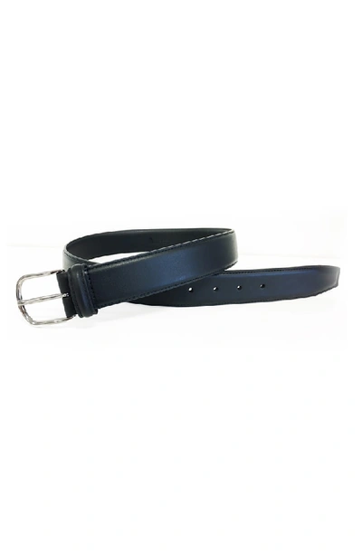 Shop Anderson's Leather Belt In Black