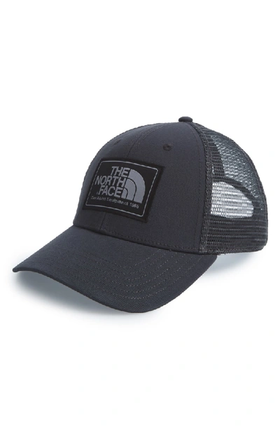 Shop The North Face Mudder Trucker Hat - Black In Weathered Black/ Mid Grey