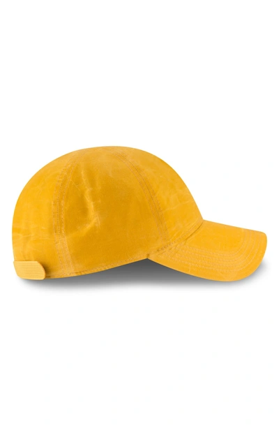 Shop New Era Moleskin 9twenty Cap - Yellow In Gold