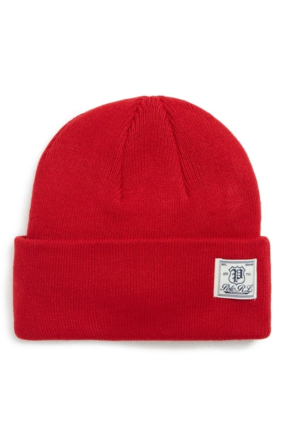 Shop Polo Ralph Lauren Everyday Watch Beanie - Red In Park Ave Red