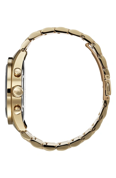 Shop Hugo Boss Trophy Chronograph Bracelet Watch, 44mm In Silver