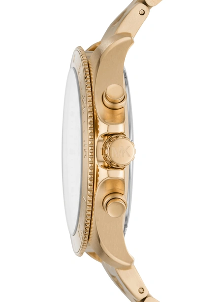 Shop Michael Kors Theroux Bracelet Watch, 45mm In Gold