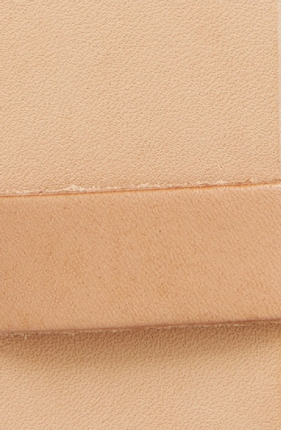 Shop Tanner Goods Standard Leather Belt In Natural/ Brass