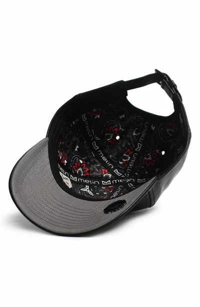 Shop Melin 'the Voyage' Baseball Cap In Black/ Black